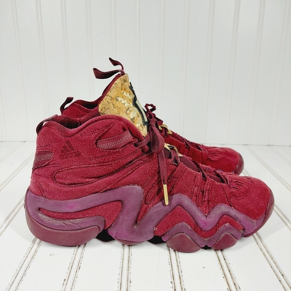 Adidas Crazy 8 Kobe Vino Pack Burgundy Red High Toe Athleisure Sneakers F463 - Picture 4 of 9